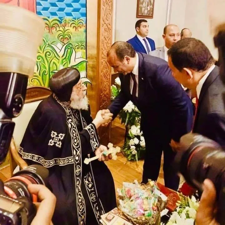 النائب فؤاد القاضي يهنئ البابا تواضروس بمناسبة عيد ميلاده الـ68