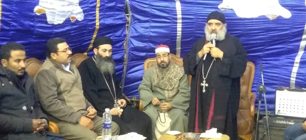 في رباط ليوم الدين .. صوت القرآن الكريم يعلو فى واجب عزاء قبطي بالقاهرة (فيديو)