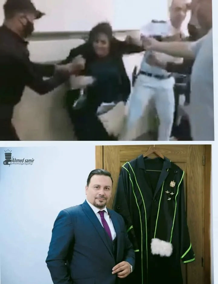 اتحرش  بيا.. أجدد تفاصيل "خناقة" "سيدة المحكمة" مع ضابط الشرطة بالمحكمة