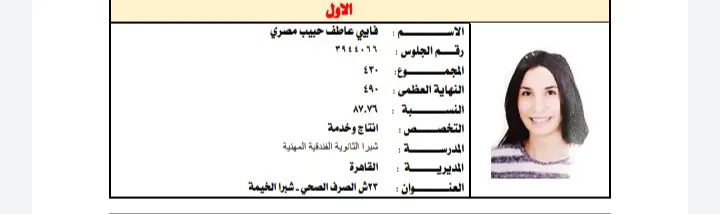 فيبي الأولى علي المدارس الفندقية نظام ثلاث سنوات: بعد كورونا وتوقف الدروس تعبت نفسيا