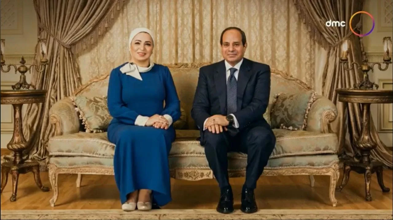 الرئيس لم يحزن علي زواج ابنته .. انتصار السيسي: قالي اخترنا صح