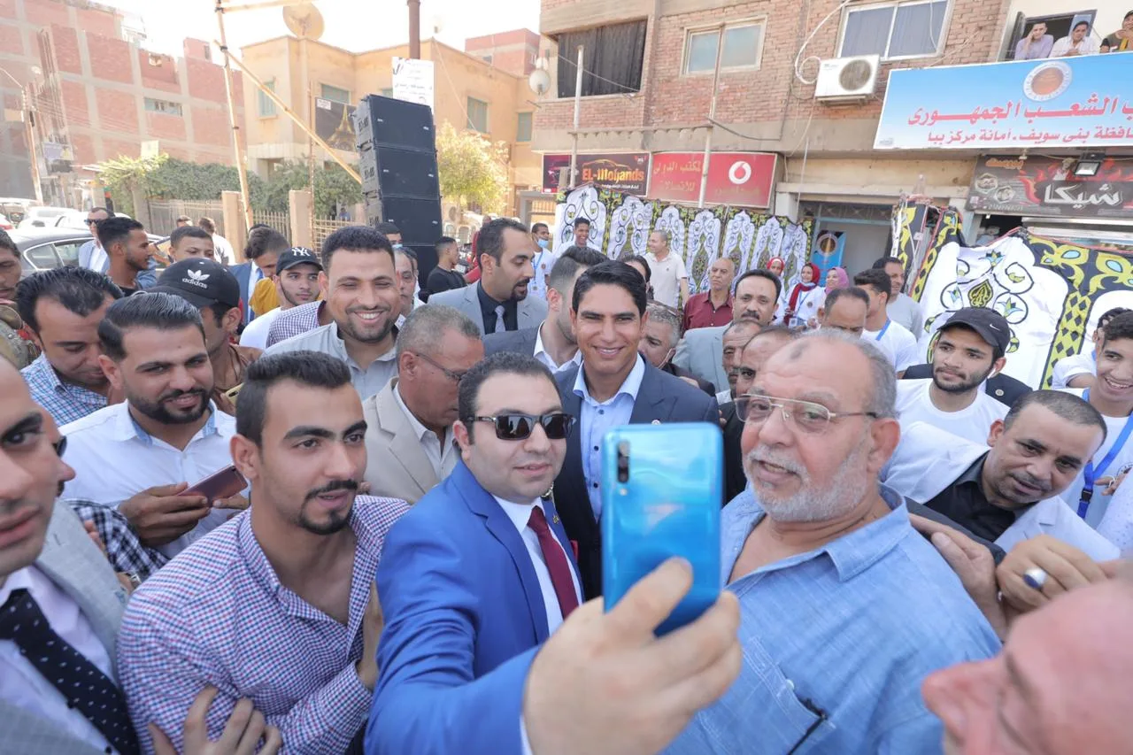 الحزب حزبنا.. الصعايدة يطمئنون "أبو هشيمة" على مستقبل "الشعب الجمهوري" ببني سويف
