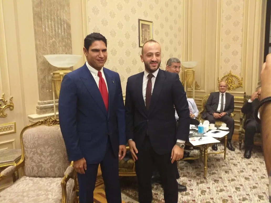 بالفيديو والصور.. أول يوم لـ"أبو هشيمة" تحت قبة مجلس الشيوخ