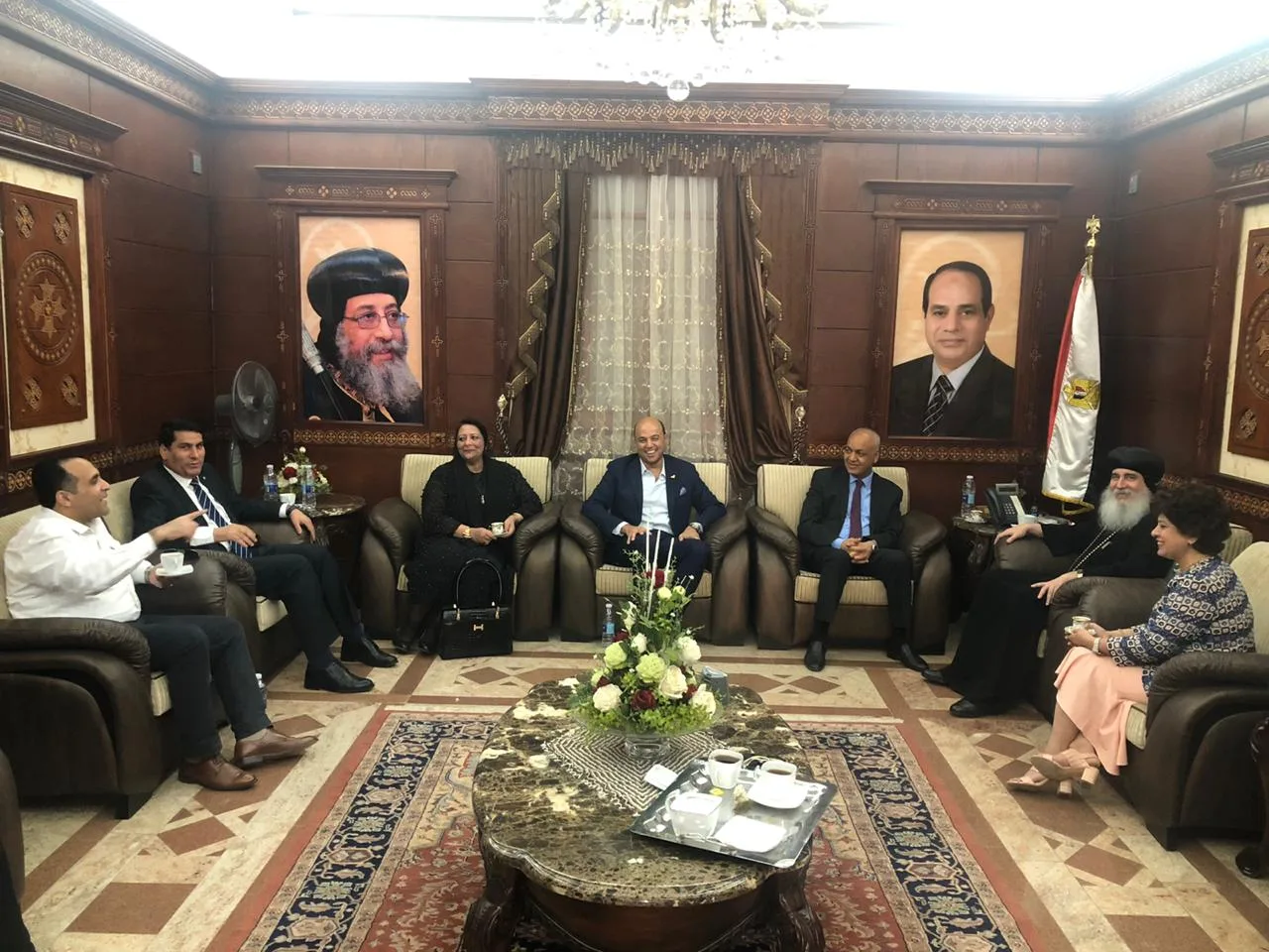 بلدنا قوية.. مُطران بني سويف يُناقش نواب "القائمة الوطنية" عن مستقبل مصر